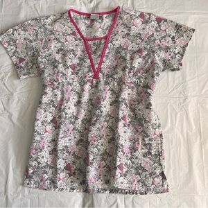 GREEN TOWN Nursing Nurse’s Uniform Scrubs Scrub Top M